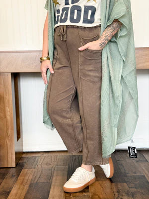 DESERT DUNE BARREL KNIT PANTS