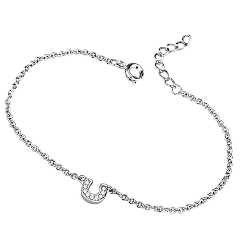 ALAMODE RHODIUM BRASS BRACELET