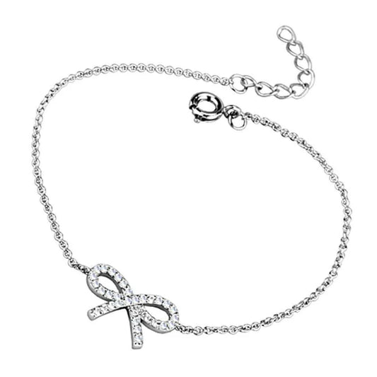 ALAMODE RHODIUM BRASS BRACELET