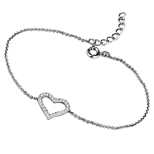 ALAMODE RHODIUM BRASS BRACELET