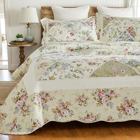 BRAND REAM PATCHWORK QUILT QUEEN